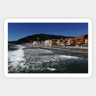 Liguria landscape photography beach and sea Sticker